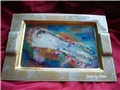 Staklena tacna sa motivom G.Klimta