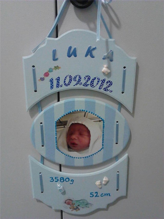 memo pločica za bebe Luka 1